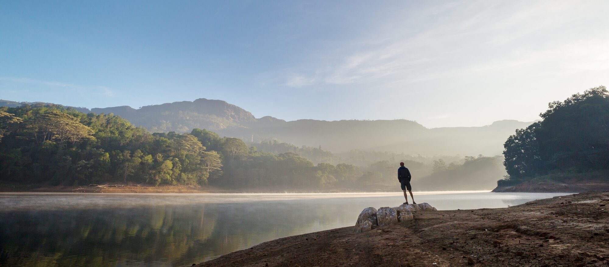 Lake on Sri Lanka