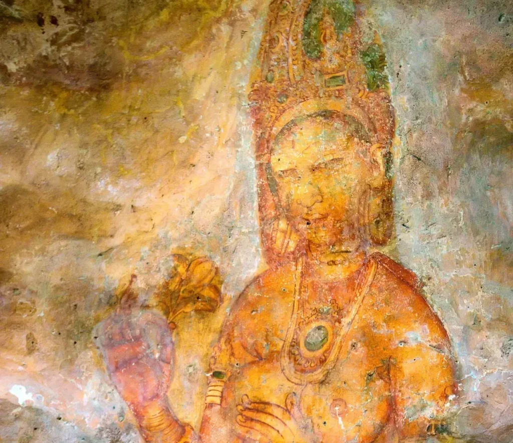 Sigiriya murals of fifth century